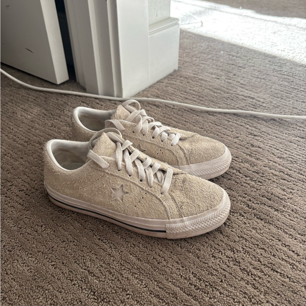 Converse one stars cream Suede Sneakers